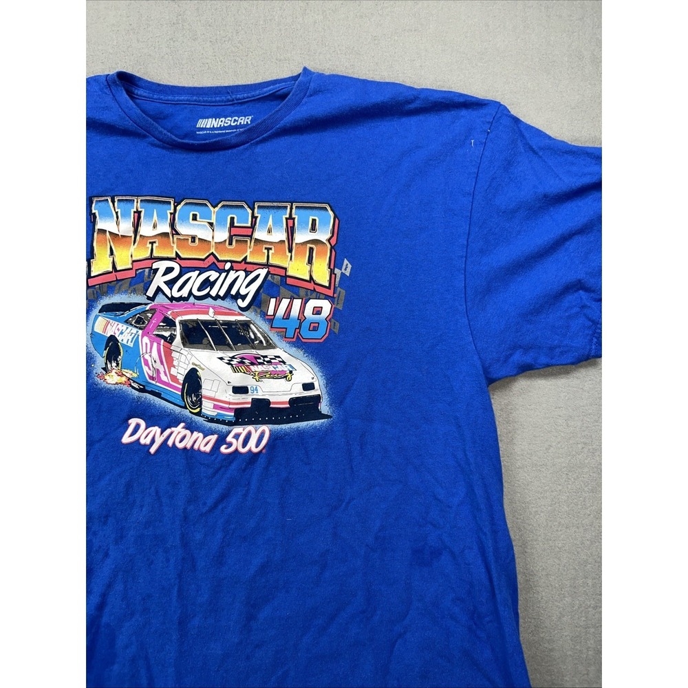 Nascar Mens SS Graphic Tee Royal Size 2XL - Picture 3 of 6
